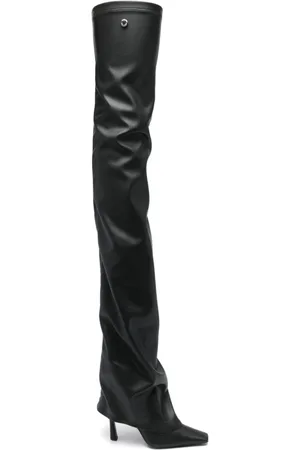 The Attico Over-knee Boots, female, , Size: 7 US Ankle Boots Stiletto Heel