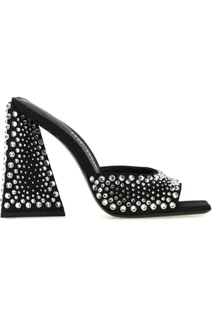 The Attico Heeled Mules, female, , Size: 10 US Stylish Sandal for Fashionable Look