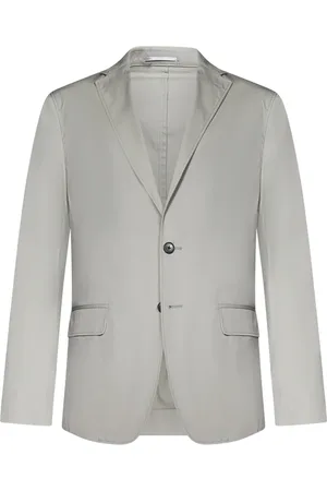 LOW BRAND Blazers, male, , Size: 3XL Classic Grey Jackets Comfort Fit
