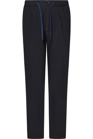 DRUMOHR Straight Trousers, male, , Size: XL Straight-leg Drawstring Trousers