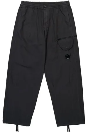 C.P. Company Straight Trousers, male, , Size: XS Cargo Pants with Elastic Waist