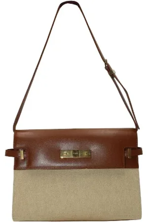 Saint Laurent Pre-owned Shoulder Bags, female, , Size: ONE SIZE Pre-owned Canvas shoulder-bags