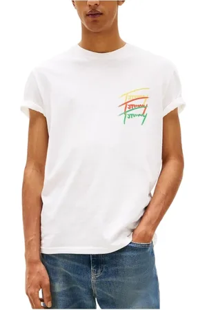 Tommy Hilfiger T-Shirts, male, , Size: 2XL Twisted Signature Tee Urban Style