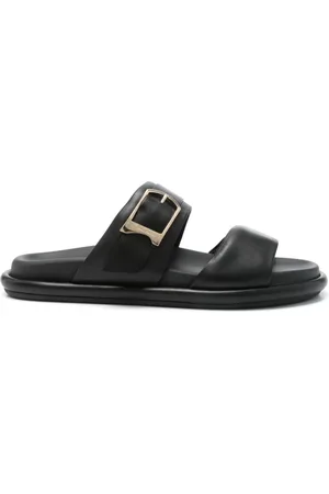 santoni Sliders, female, , Size: 7 1/2 US Leather Sandals