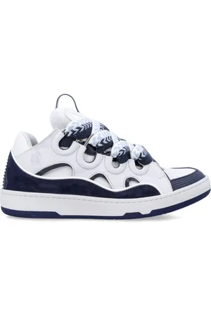 Lanvin Sneakers, male, , Size: 12 US /Navy Blue Curb Sneakers