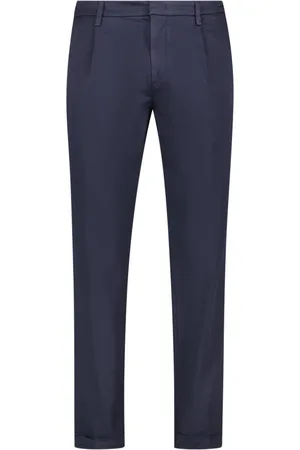 RE-HASH Chinos, male, , Size: W33 Elastic Pleated Chinos