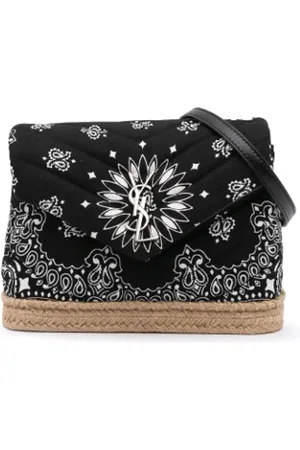 Saint Laurent Pre-owned Cross Body Bags, female, , Size: ONE SIZE Pre-owned Cotton crossbody-bags