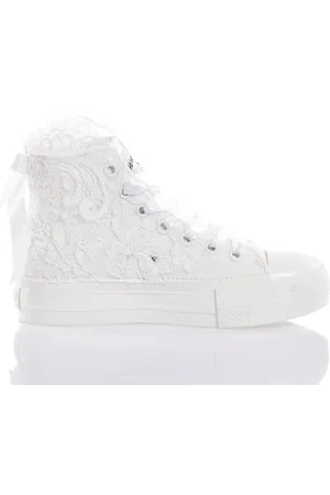 Mimanera Sneakers, female, , Size: 6 US Lace Bow Platform Sneakers