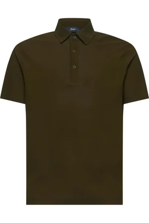 HERNO Polo Shirts, male, , Size: M Polo Shirt with Metal Logo