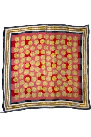 Saint Laurent Pre-owned Scarves, female, , Size: ONE SIZE Pre-owned Cotton scarves