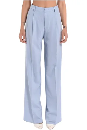 TAGLIATORE Wide Trousers, female, , Size: S straight viscose trousers
