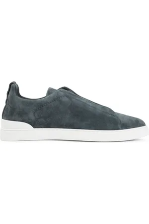 Ermenegildo Zegna Sneakers, male, , Size: 8 US Suede Slip-On Sneakers