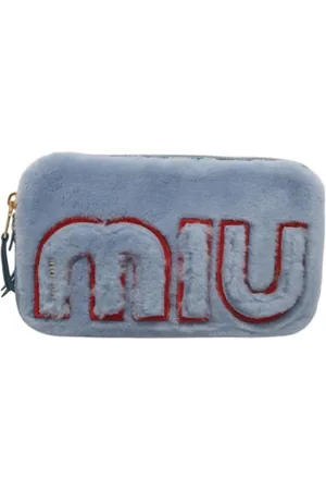 Miu Miu Pre-owned Clutches, female, , Size: ONE SIZE Pre-owned Faux Fur pouches
