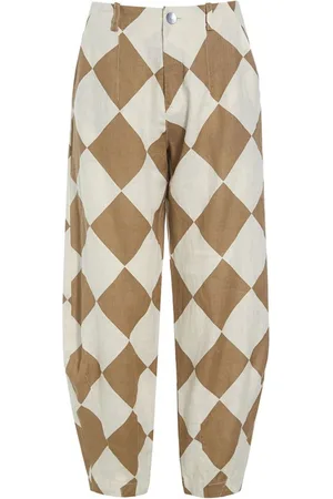 Bitte Kai Rand Wide Trousers, female, , Size: S Harukaze Soft Harlequin Pants