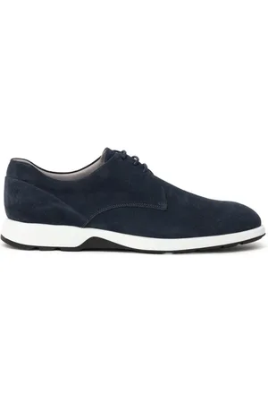 Hogan Laced Shoes, male, , Size: 13 US Suede Derby Moccasin Shoes