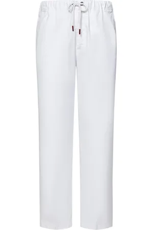 Kiton Straight Trousers, male, , Size: XL Drawstring Trousers Ss25