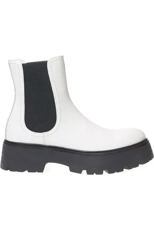 Alexander McQueen Chelsea Boots, female, , Size: 6 1/2 US Multicolor Leather Chelsea Boot