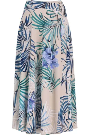 Guess Midi Skirts, female, , Size: S Floral Midi Skirt for Modern Women