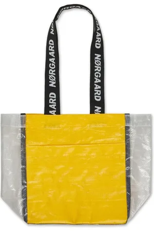 Mads Norgaard Tote Bags, female, , Size: ONE SIZE Transparent Lemon Bag Laundrette Mirca