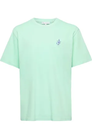J.W.Anderson T-Shirts, male, , Size: L T-Shirt With Anchor Embroidery