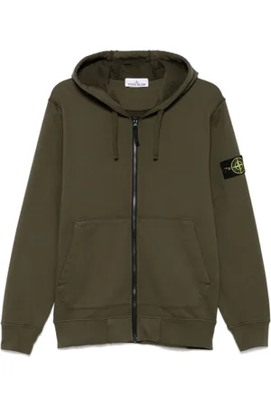 Stone Island Zip-throughs, male, , Size: 3XS Zip Hoodie Sweater