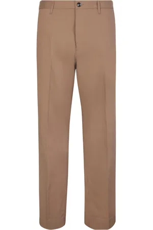 Nine In The Morning Suit Trousers, male, , Size: S Taupe Slim Fit Suit Trousers