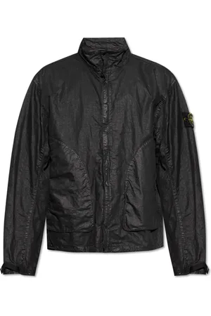 Stone Island Light Jackets, male, , Size: XL Jacket -Look Nylon Panama-TC