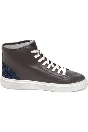 Hogan Sneakers, female, , Size: 5 US Glitter Vintage High Top Shoe
