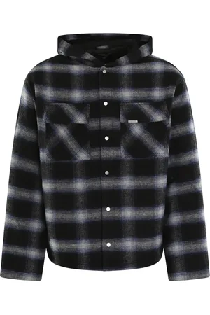 Represent Light Jackets, male, , Size: M Hooded Overshirt