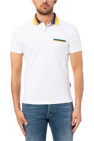 sun68 Polo Shirts, male, , Size: S Multicolored Polo Shirt
