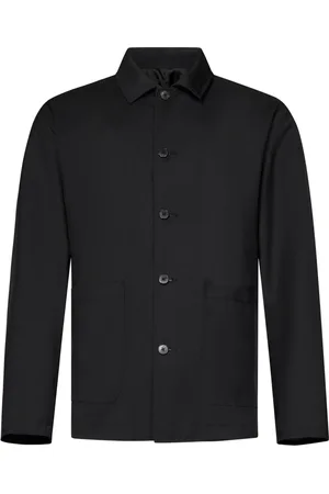 LOW BRAND Light Jackets, male, , Size: 2XL Wool Shirt Jacket for Men