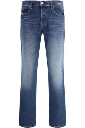 Diesel Straight Jeans, male, , Size: W31 Classic Straight-Leg Jeans with Five-Pocket Design