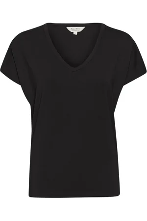 Part Two T-Shirts, female, , Size: L Basic V-Neck T-Shirt