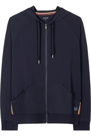 Paul Smith Zip-throughs, male, , Size: XL Navy Lounge Zip Hoodie