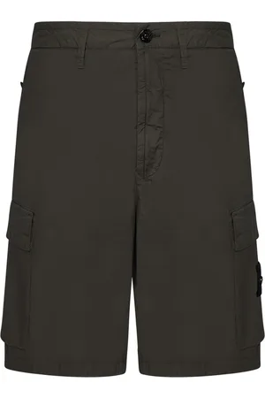 Stone Island Casual Shorts, male, , Size: W32 Shorts with Hidden Pockets