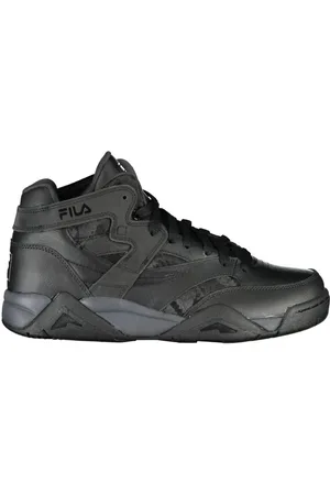 Fila Sneakers, male, , Size: 11 US Stylish High-Top Sneakers with Contrast Details