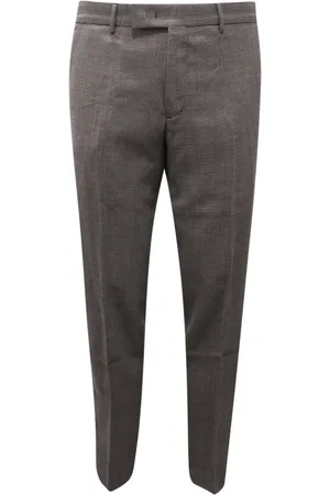 PT01 Chinos, male, , Size: XL Wool Trouser with Micro Pattern