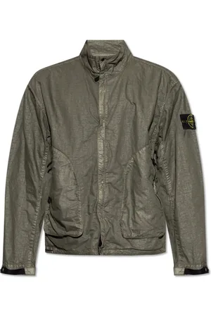 Stone Island Jackets, male, , Size: 2XL Jacket -Look Nylon Panama-TC