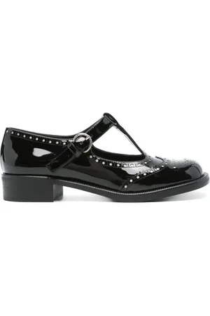 Miu Miu Pumps, female, , Size: 6 1/2 US Leather Mary Jane Pumps