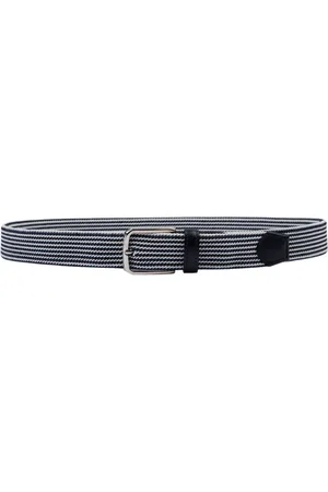 Paul & Shark Belts, male, , Size: 95 CM Cintura elastica intrecciata con rifiniture in pelle