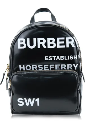 Burberry Backpacks, unisex, , Size: ONE SIZE Iconic Leather Backpack with Zipper