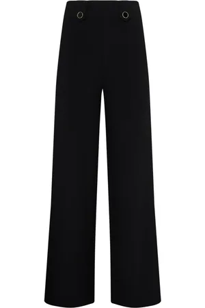 Twin-Set Wide Trousers, female, , Size: XS Palazzo Pants with Front Buttons