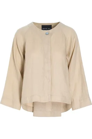 Bitte Kai Rand Light Jackets, female, , Size: L Elegant Linen Jacket A-Formed Style