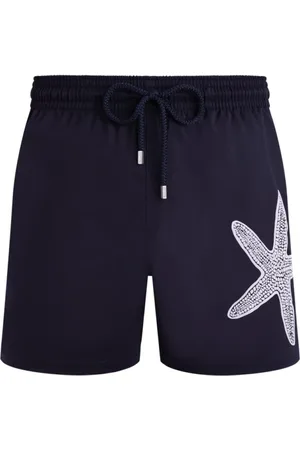 Vilebrequin Beachwear, male, , Size: XL Short Placed Starlette Stretch Swim Shorts for Men