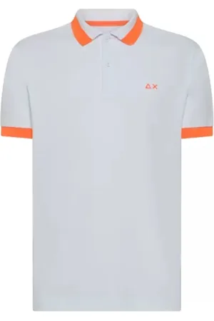 sun68 Polo Shirts, male, , Size: 2XL Striped Polo Shirt Modern Style