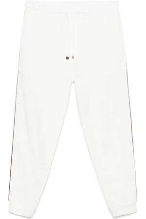 Brunello Cucinelli Sweatpants, male, , Size: XL Stylish Trousers for Men