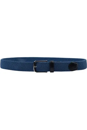 Paul & Shark Belts, male, , Size: 95 CM Cintura elastica intrecciata con rifiniture in pelle
