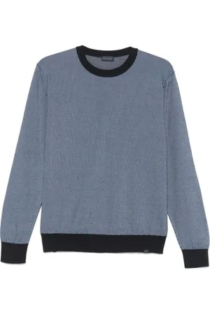 Paul & Shark Round-neck Knitwear, male, , Size: L Crew Neck Sweater Ribbed