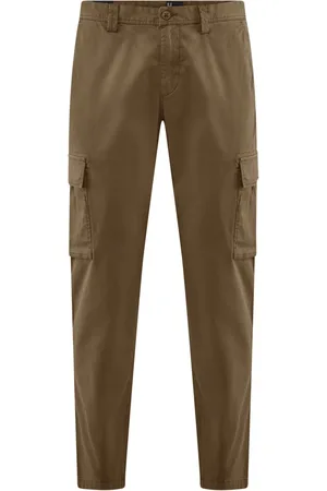 Bomboogie Slim-fit Trousers, male, , Size: W38 Cargo pants in Gabardine