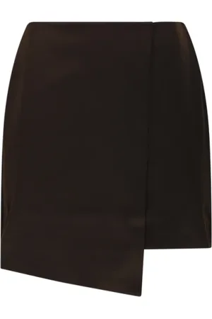 By Malene Birger Short Skirts, female, , Size: L Dark Mahogany Raye Skirt